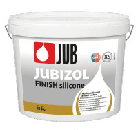 JUBIZOL Silicone finish XS (XNG) – Szilikonos dekorációs simított vakolat, 1.5 és 2.0 szemcseméretű kivitelben 25 kg